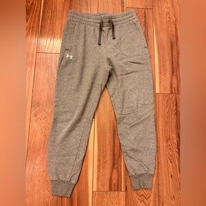 Under Armour Heather Gray Fleece Lined Pants